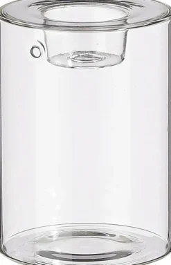 Intratuin Mica Decorations Kerzenständer transparent D 9,5 H 13 cm| Kerzenständer