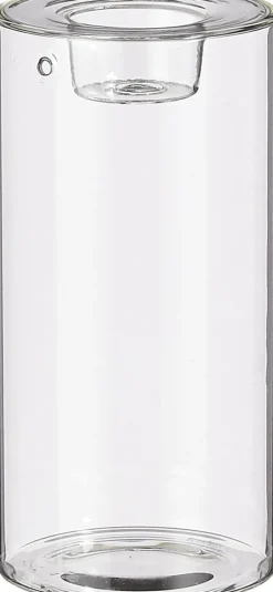 Intratuin Mica Decorations Kerzenständer transparent D 9,5 H 19 cm| Kerzenständer