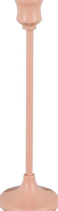 Intratuin Mica Decorations Kerzenständer Tulli hellrosa D 8,5 H 30 cm| Kerzenständer
