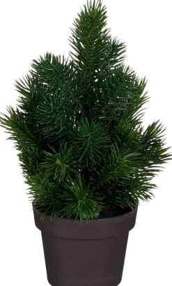 Intratuin Mica Decorations Mini-Weihnachtsbaum Ivo D 7,5 H 24 cm| Weihnachtsfiguren & -Objekte