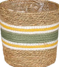 Intratuin Mica Decorations Pflanzkorb Rachel grün D 18 H 18 cm| Pflanzkörbe|Pflanzkörbe