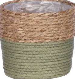 Intratuin Mica Decorations Pflanzkorb Rachel grün D 12 cm H 12 cm| Pflanzkörbe|Pflanzkörbe