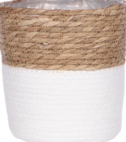 Intratuin Mica Decorations Pflanzkorb Rachel weiß D 14 cm H 14 cm| Pflanzkörbe|Pflanzkörbe