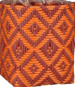 Intratuin Mica Decorations Pflanzkorb Merlin orange / terrakotta 21 x 21 x 23 cm| Pflanzkörbe|Blumentöpfe & Pflanzgefäße