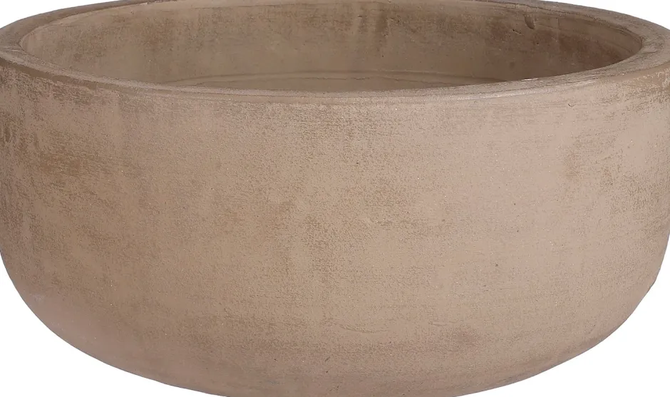 Intratuin Mica Decorations Pflanzschale Cairo taupe D 36 H 17 cm| Blumentöpfe & Pflanzgefäße