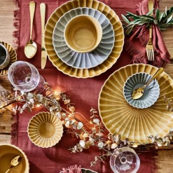 Intratuin Mica Decorations Schale grau Pesca D 12 H 3,5 cm| Geschirr & Gläser