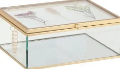 Intratuin Mica Decorations Schmuckkästchen Gloria gold 18 x 14 x 7 cm| Aufbewahrung