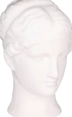 Intratuin Mica Decorations Skulptur Kopf weiß 19 x 13 x 22,5 cm| Dekofiguren & -Objekte