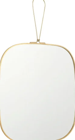 Intratuin Mica Decorations Spiegel gold 20 x 32 cm| Spiegel