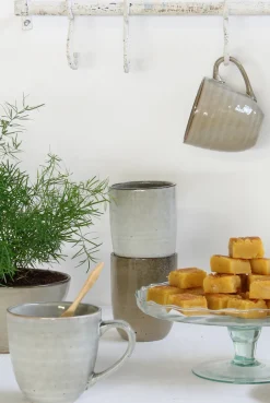 Intratuin Mica Decorations Tasse Tabo grau D 8 cm H 8 cm| Geschirr & Gläser