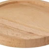 Intratuin Mica Decorations Teller für Glasglocke Hella Holz hell D 17,5 cm H 2 cm| Glasglocken