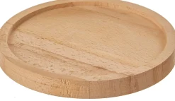 Intratuin Mica Decorations Teller für Glasglocke Hella Holz hell D 17,5 cm H 2 cm| Glasglocken