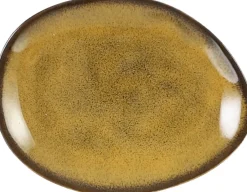 Intratuin Mica Decorations Teller Tabo gelb 11,5 x 8,5 x 1,5 cm| Geschirr & Gläser