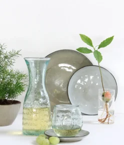 Intratuin Mica Decorations Teller Tabo grau D 26,5 cm H 3 cm| Geschirr & Gläser