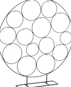 Intratuin Mica Decorations Weihnachtskugelständer schwarz 58 x 10 x 64 cm| Weihnachtskugelständer