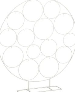 Intratuin Mica Decorations Weihnachtskugelständer weiß 58 x 10 x 64 cm| Weihnachtskugelständer