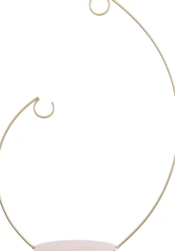 Intratuin Mica Decorations Weihnachtskugel-Ständer doppelt gold 35 x 16 x 48 cm| Weihnachtskugelständer