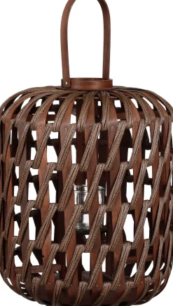 Intratuin Mica Decorations Wichtlicht Helios braun D 42 H 55 cm| Laternen & Windlichter