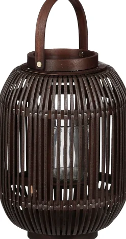 Intratuin Mica Decorations Wichtlicht Harvard braun D 23 H 33 cm| Laternen & Windlichter