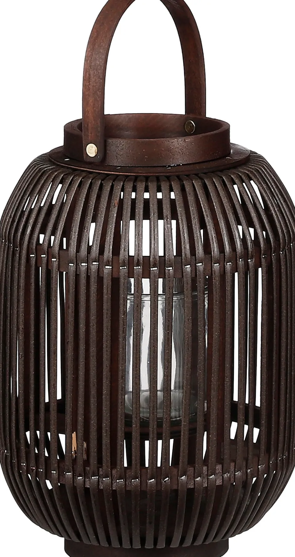 Intratuin Mica Decorations Wichtlicht Harvard braun D 23 H 33 cm| Laternen & Windlichter