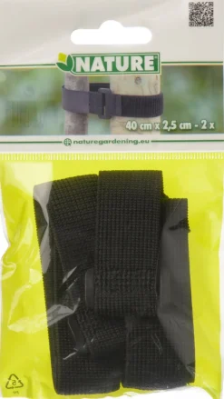 Intratuin Nature Baumbinder mit Klettverschluss und Schnalle 40 x 2,5 cm 2 St.| Rankhilfen|Bindematerial