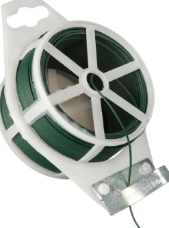 Intratuin Nature Bindedraht mit Kunststoff ummantelt 1,2 mm x 50 m grün| Rankhilfen|Bindematerial