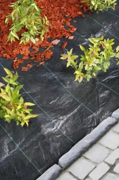 Intratuin Nature Gartenvlies / Unterbodengewebe 2 x 5 m schwarz| Vlies & Folien