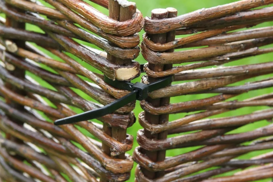 Intratuin Nature Kabelbinder 30 cm schwarz 25 St.| Rankhilfen|Bindematerial