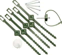 Intratuin Nature Kabelbinder für Kletterpflanzen D 25-45 mm 6 St.| Rankhilfen|Bindematerial