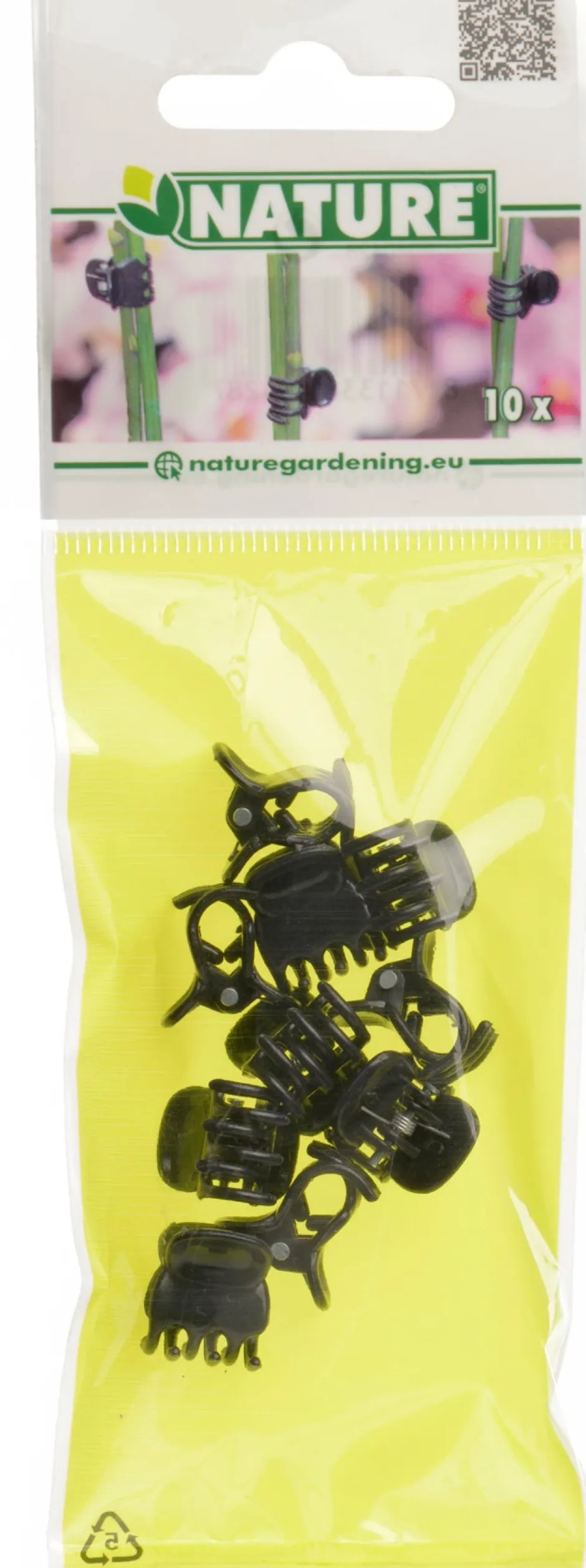 Intratuin Nature Orchideenclips schwarz 10 St.| Rankhilfen|Bindematerial