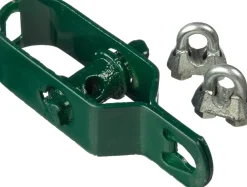 Intratuin Nature Spanndraht-Set mit 2 Drahtklemmen kunststoffummantelt grün| Spanndraht|Rankhilfen