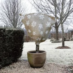 Intratuin Nature Winterschutz-Haube Jute D 75 cm H 100 cm| Pflanzenschutz|Winterschutz