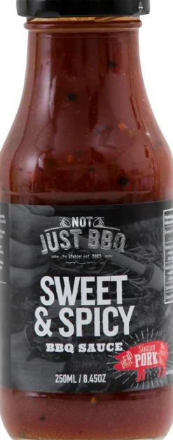 Intratuin Not Just BBQ Barbecue Sauce Sweet & Spicy 225 ml| Schmankerl & Leckerbissen