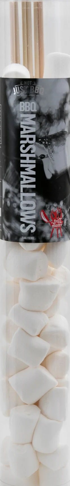 Intratuin Not Just BBQ Marshmallow weiß 250 g mit Spießen| Schmankerl & Leckerbissen