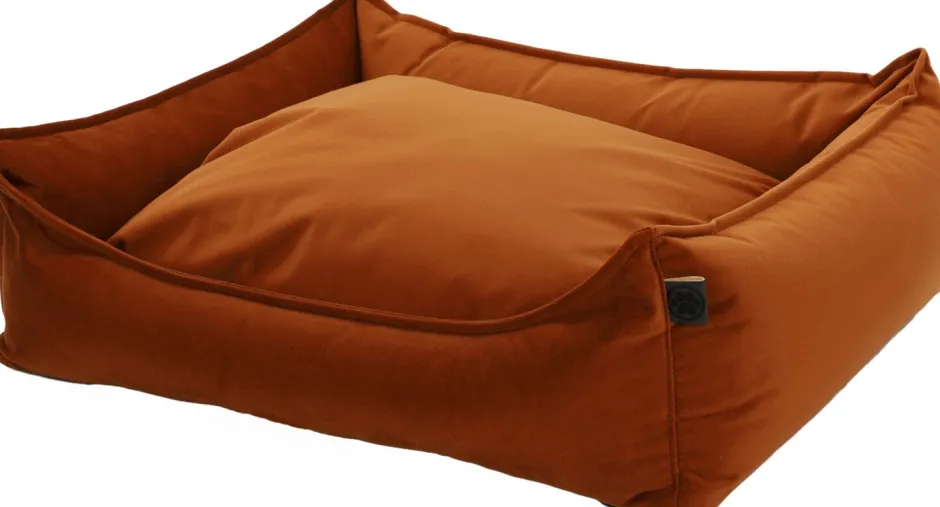 Intratuin Overseas Petlife Hundekorb Cocoon kupfer 90 x 70 x 22 cm| Hundebetten & Hundekörbe