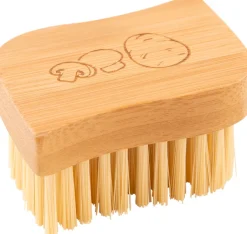 Intratuin Point Virgule Gemüsebürste Bambus 8 x 6,5 x 4,3 cm| Küchenhelfer