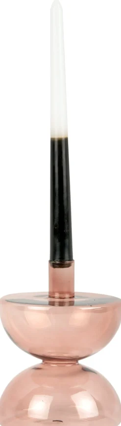 Intratuin PT Living Kerzenständer Diabolo rosa D 10 H 13 cm| Kerzenständer