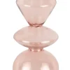 Intratuin PT Living Kerzenständer Totem rosa D 12,5 H 33 cm| Kerzenständer