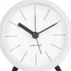 Intratuin PT Living Wecker Button weiß D 9 H 10,5 cm| Uhren