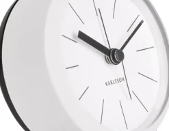 Intratuin PT Living Wecker Button weiß D 9 H 10,5 cm| Uhren