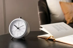 Intratuin PT Living Wecker Button weiß D 9 H 10,5 cm| Uhren