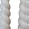 Intratuin Rustik Lys Stabkerzen Swirl weiß 8,5 Std. 2 St.| Led Kerzen