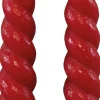 Intratuin Rustik Lys Stabkerzen Swirl rot 8,5 Std. 2 St.| Led Kerzen