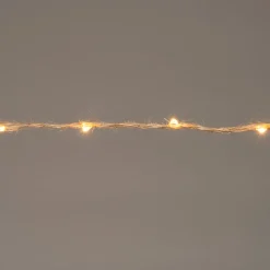 Intratuin Seil-Lichterkette kupfer 1 m mit 20 LEDs klassisch warm| Mini- & Drahtlichterketten