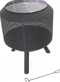 Intratuin SenS-Line Terrassenofen schwarz D 54 H 60 cm| Terrassenöfen & Gartenkamine