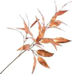 Intratuin Silk-Ka Kunstzweig Eukalyptus 114 cm orange braun| Künstliche Deko-Zweige