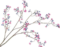 Intratuin Silk-Ka Kunstzweig mit Beeren 125 cm lila| Künstliche Deko-Zweige