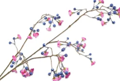 Intratuin Silk-Ka Kunstzweig mit Beeren 96 cm blau| Künstliche Deko-Zweige