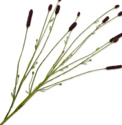 Intratuin Silk-Ka Kunstzweig Wiesenknopf Pimpernel braun 84 cm| Kunstblumen