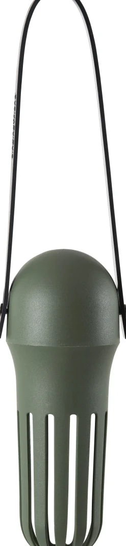 Intratuin Singing Friend Erdnuss-Futtersilo Max grün D 8 H 21 cm| Gartenvögel|Vogelfutterhäuser